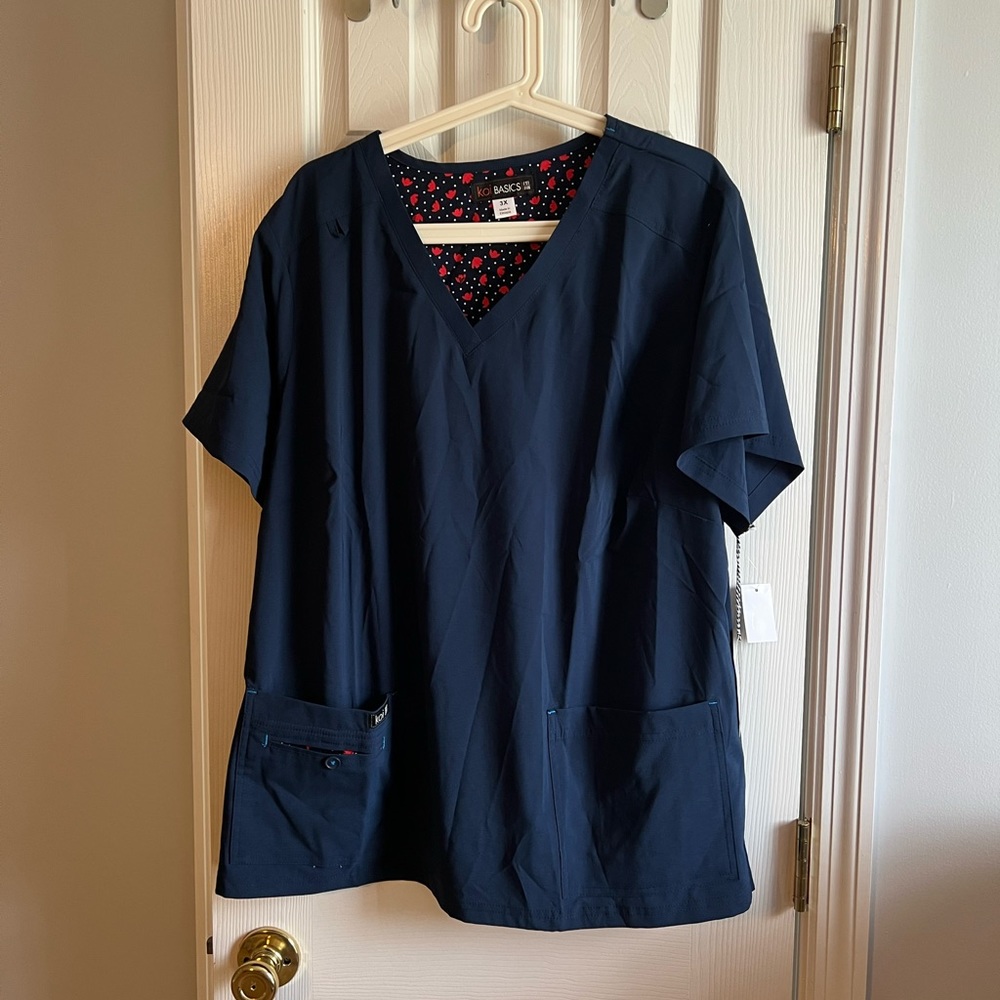 Koi womens scrub top 3X